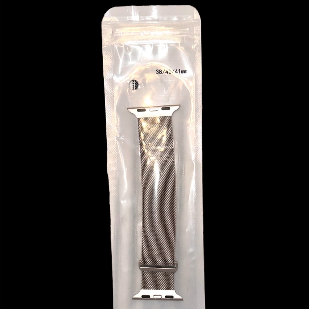 Stainless Steel Magnetic Mesh Metal Watch Band. NWOT